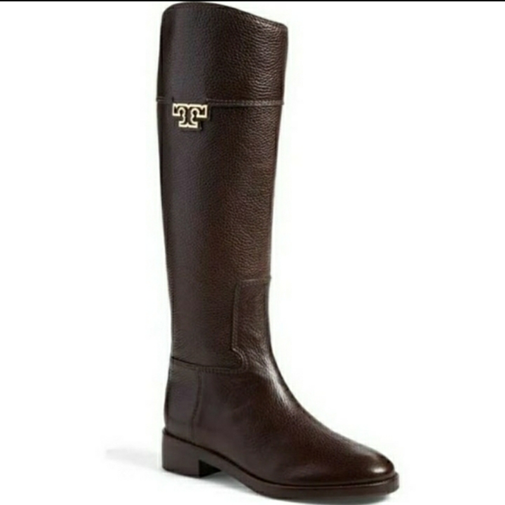 Tori Burch Joanna 'Coconut' Brown Riding Boots 8M